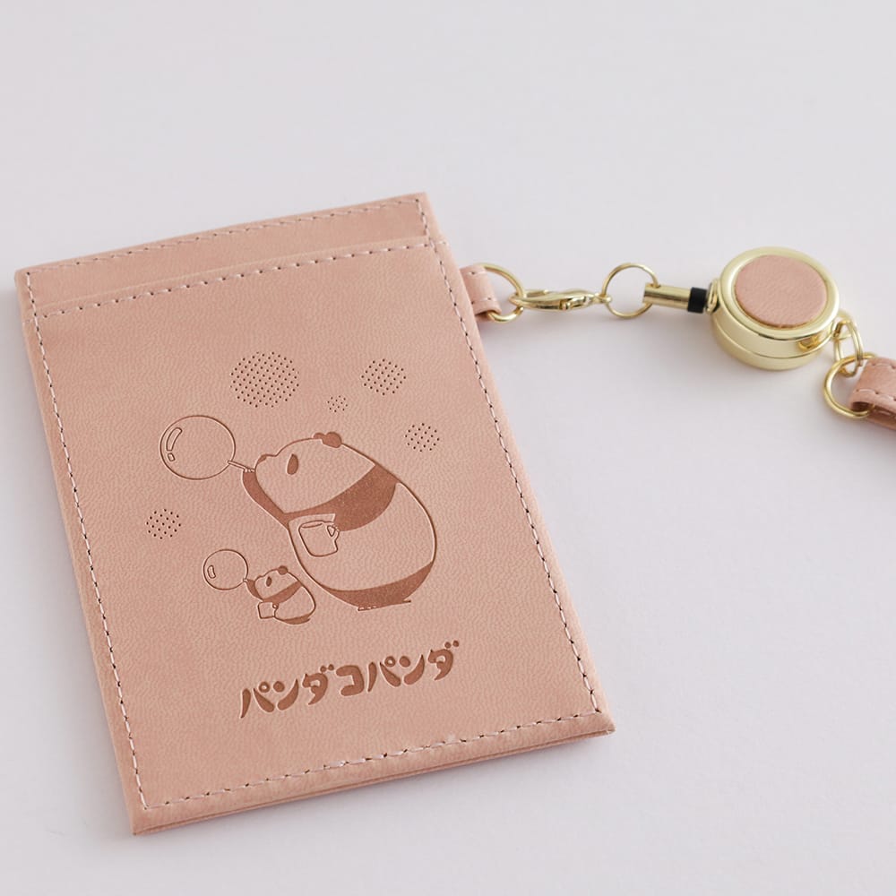 【パンダコパンダ】パスケース（ピンク）