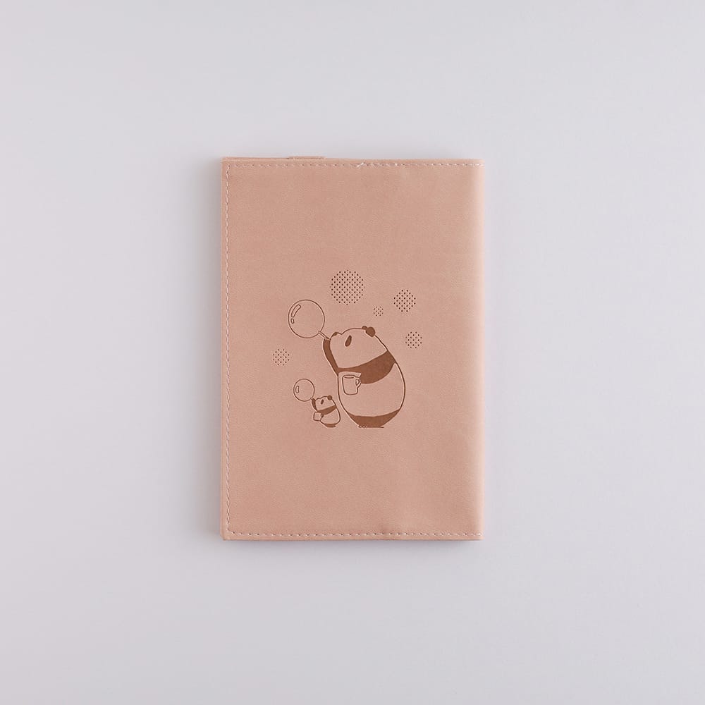 【パンダコパンダ】ブックカバー（ピンク）