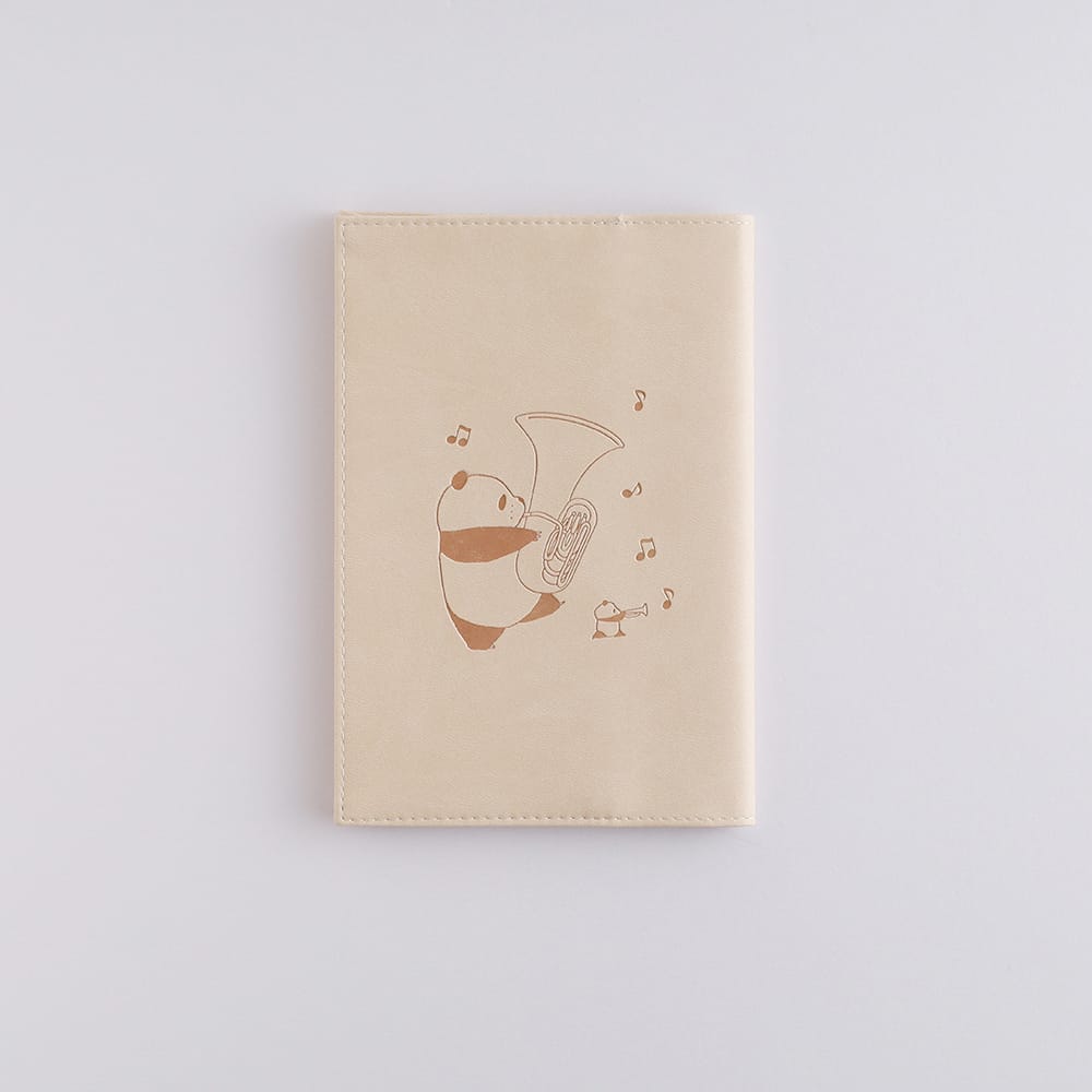 【パンダコパンダ】ブックカバー（ベージュ）