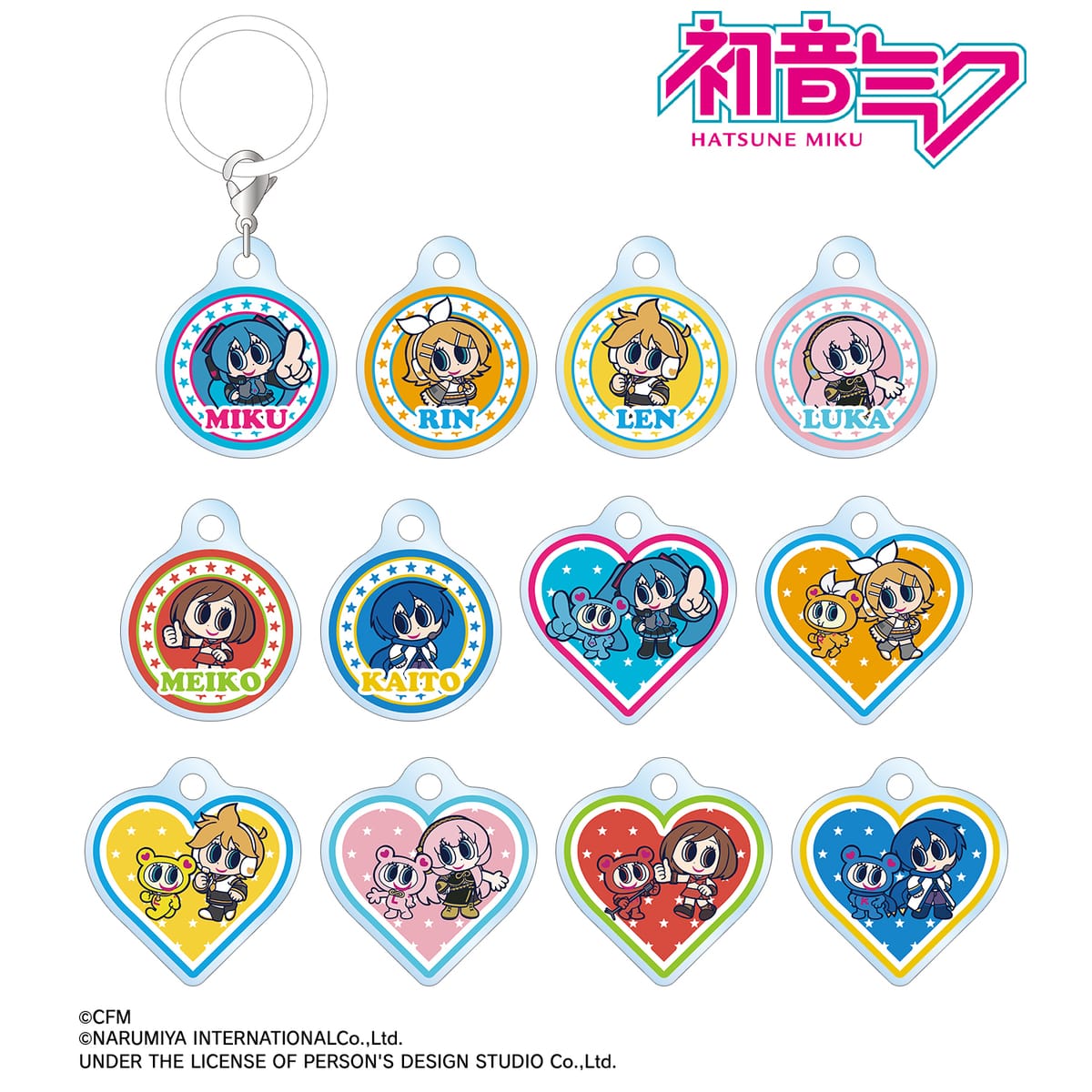 【初音ミク】ANGEL BLUEコラボ 描き起こし トレーディングアクリルチャーム(単位/BOX)(12個入)