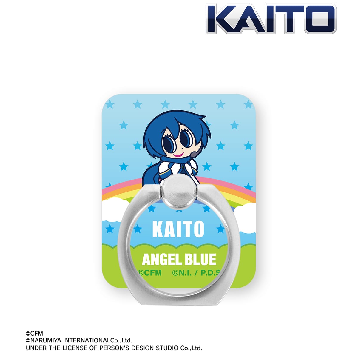 【初音ミク】ANGEL BLUEコラボ 描き起こし KAITO アクリルスマホリング