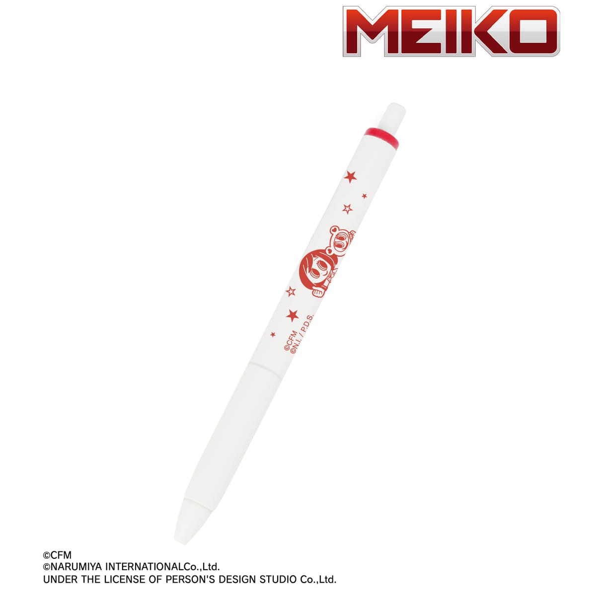 【初音ミク】ANGEL BLUEコラボ 描き起こし MEIKO&ナカムラくん ユニボール ワン ゲルインクボールペン