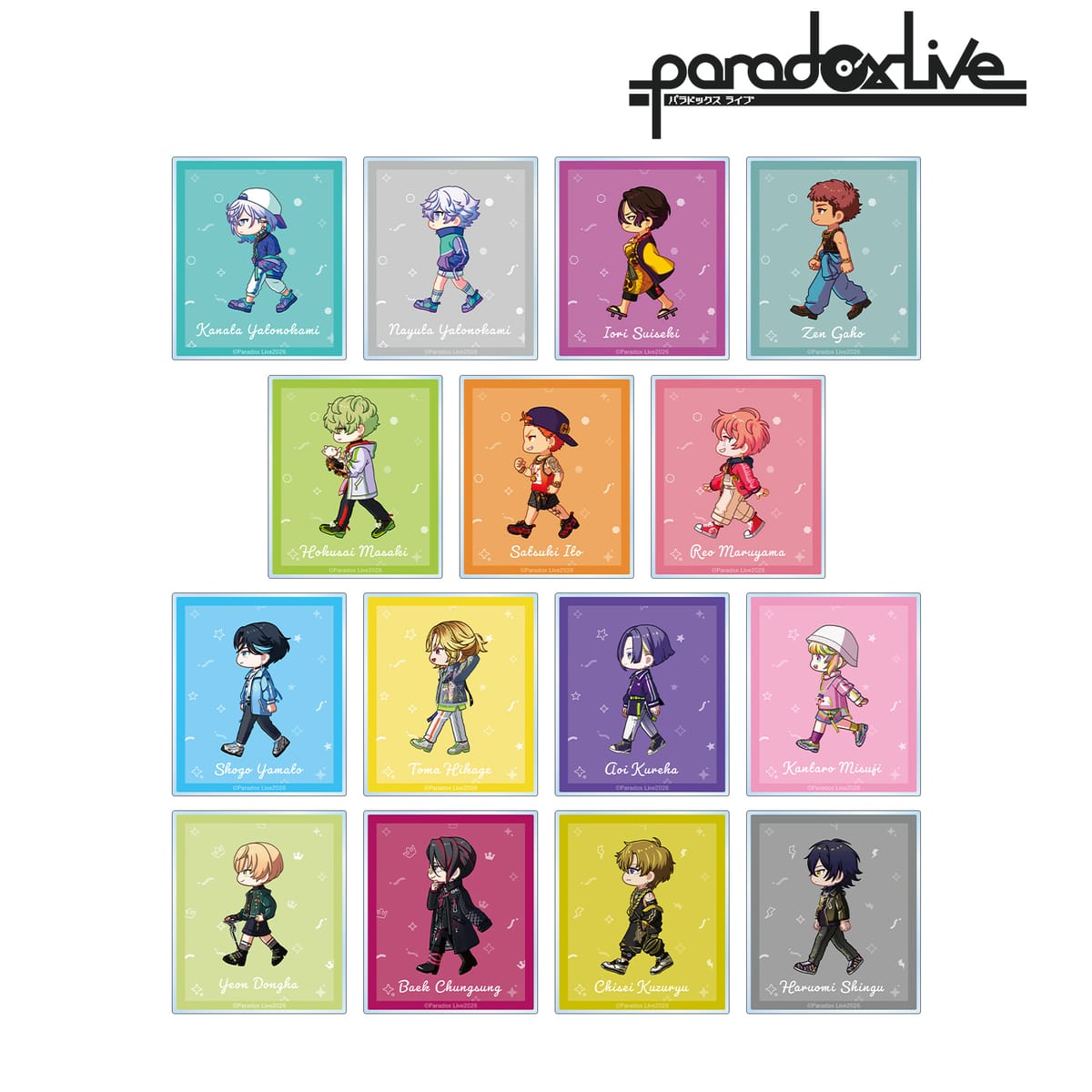 【Paradox Live】トレーディング ちびとこ アクリルカード ver.B(単位/BOX)(15個入)