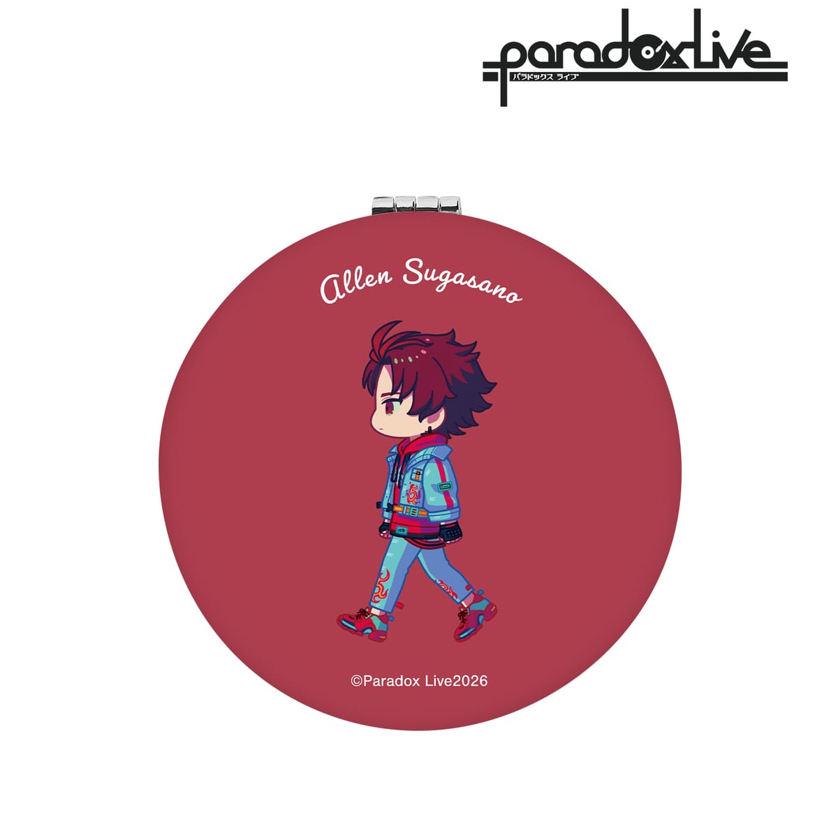 【Paradox Live】朱雀野 アレン ちびとこ 丸型折りたたみミラー