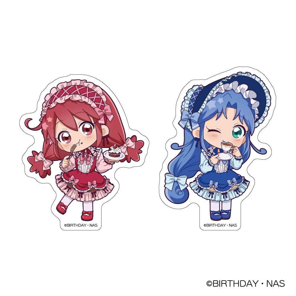 【ふしぎ星の☆ふたご姫】ステッカー ミニキャラ (2枚セット)