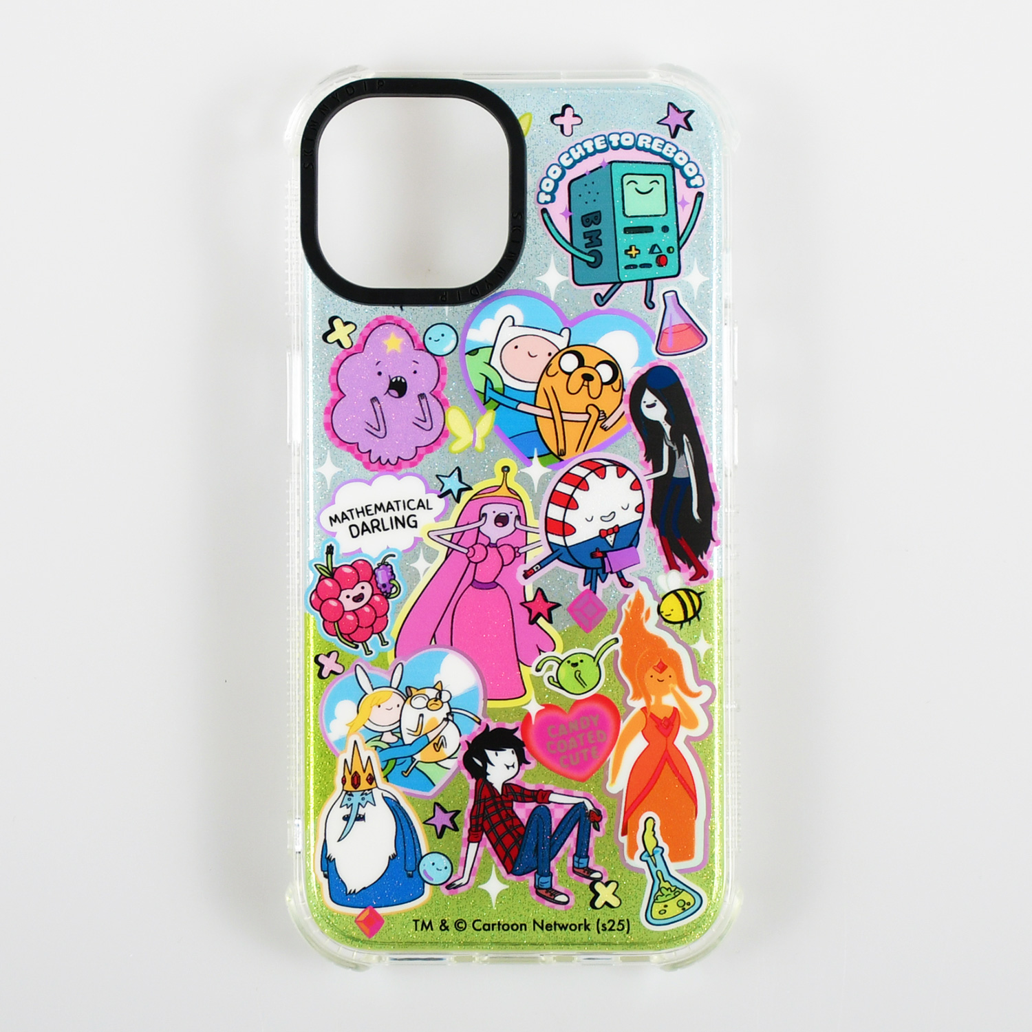 【SKINNYDIP】iPhone15　アドベンチャー・タイム　ステッカー柄