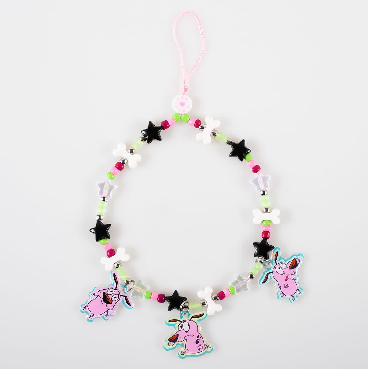 【SKINNYDIP】フォンストラップ　おくびょうなカーレッジくん