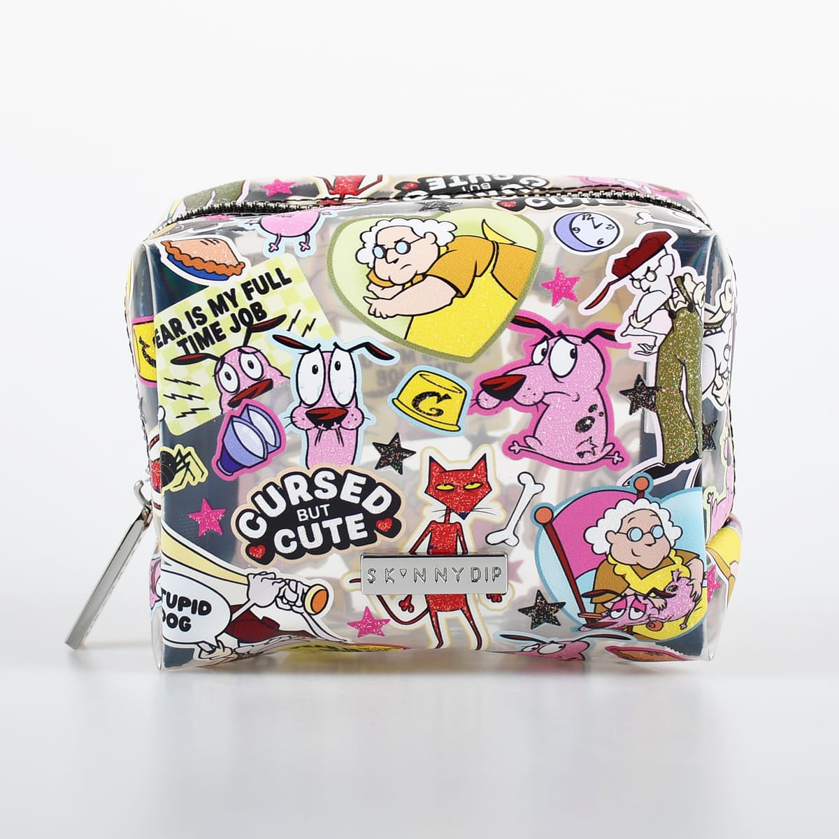 【SKINNYDIP】ポーチ　おくびょうなカーレッジくん