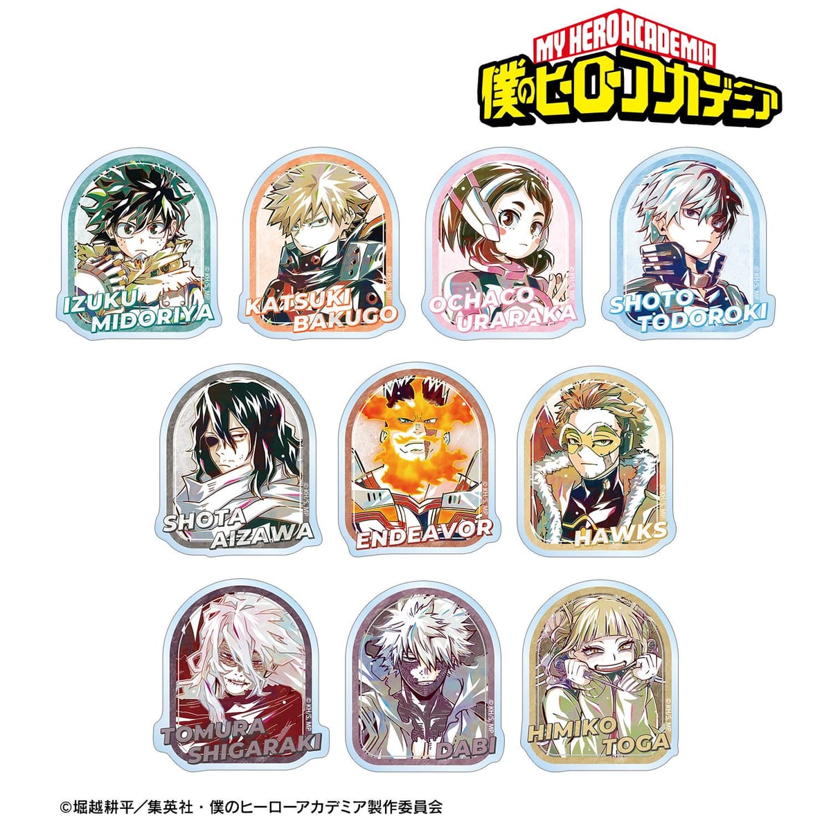 【僕のヒーローアカデミア】トレーディング Ani-Art 第9弾 クリアダイカットステッカー(単位/単品)(全10種)
