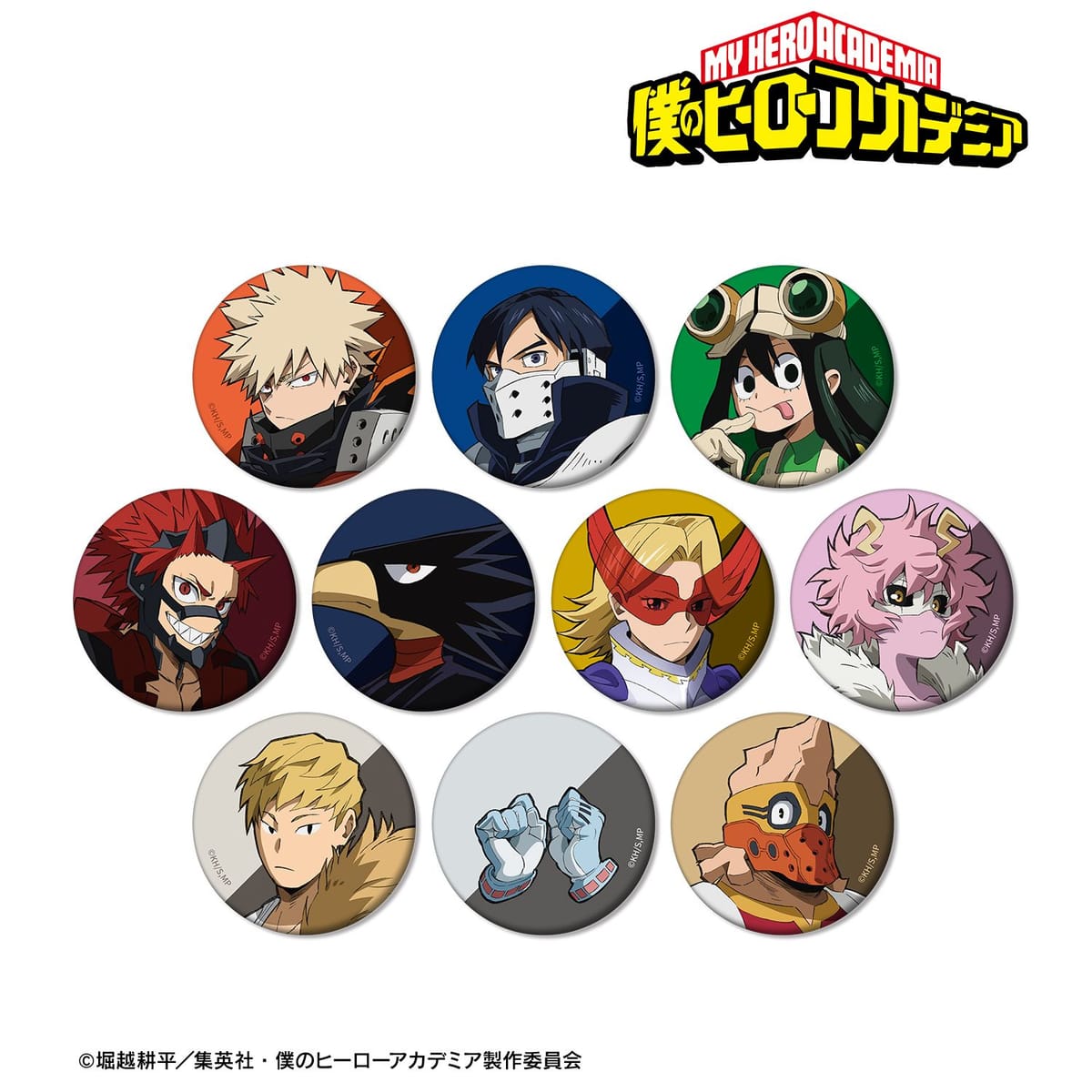 【僕のヒーローアカデミア】トレーディングマット缶バッジ vol.2 ver.B(単位/BOX)(10個入)