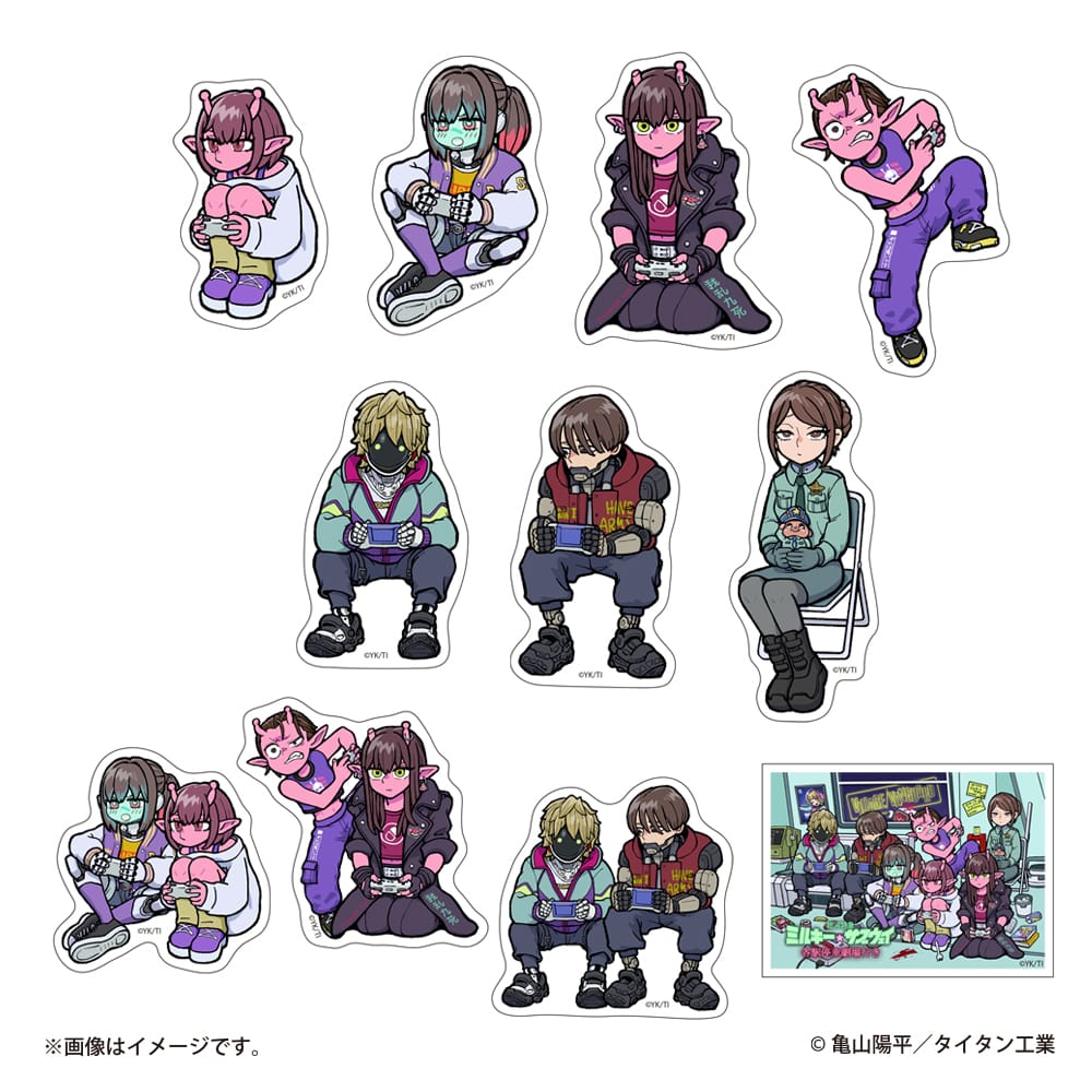 【ミルキー☆サブウェイ第2弾】ステッカー≪単品≫全11種ランダム