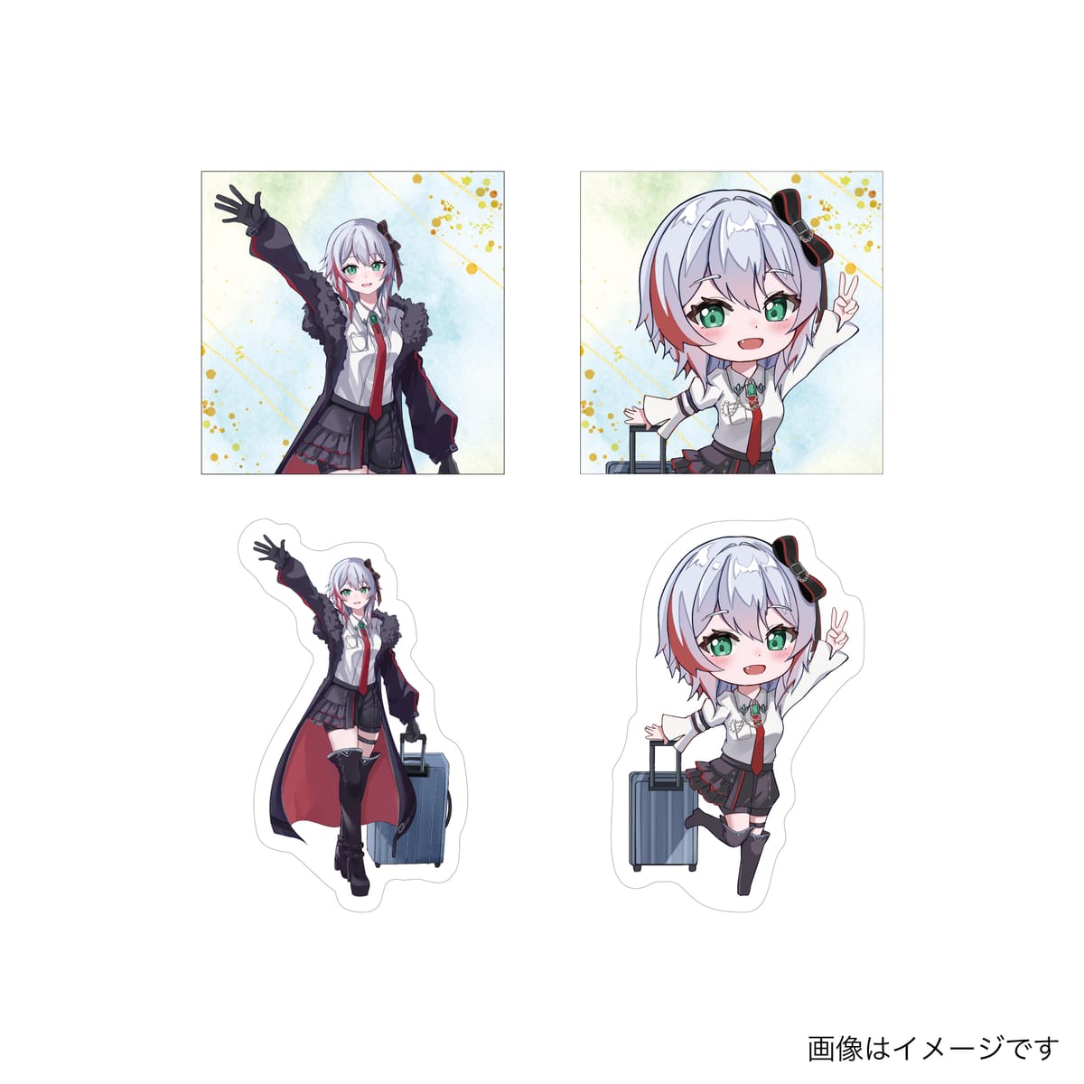 【天音マリー】トレーディングステッカー《４種セット》