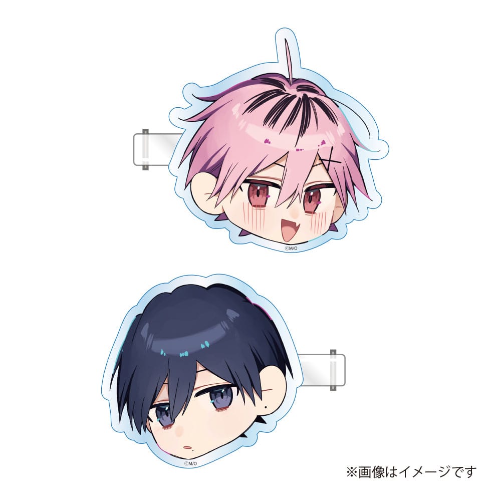 【バズりたいなら俺を愛して】 アクリルヘアクリップ（2点セット）