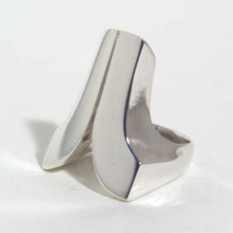 【効果音シルバーリング】ハ（シルバー）（サイズ20）