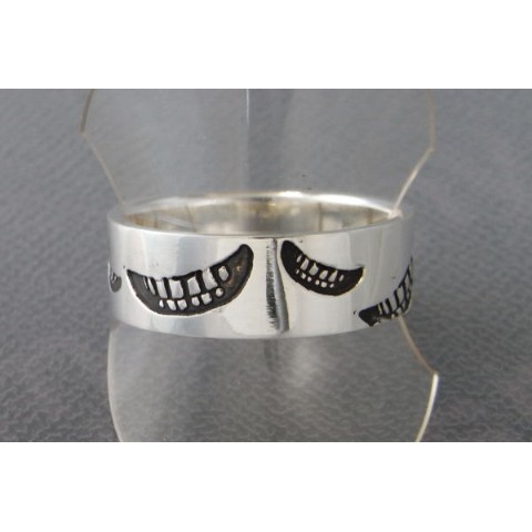 【smile mammy】smile stamp ring（Ｌサイズ） サイズ17号【受注生産】