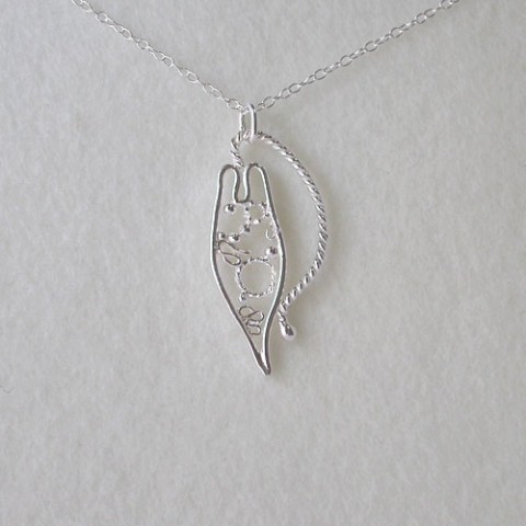 【eqouco】ミドリムシ 　ネックレスRP