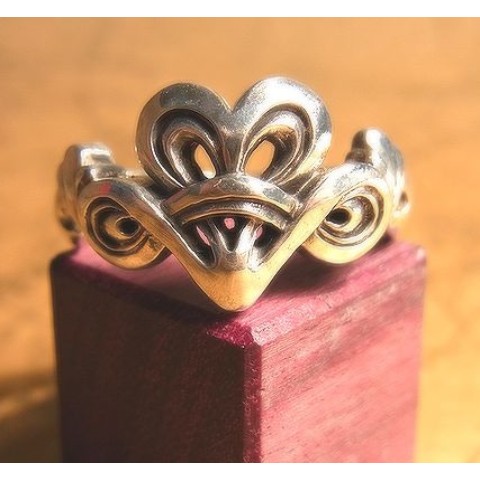 【林檎屋】編みハート・リング