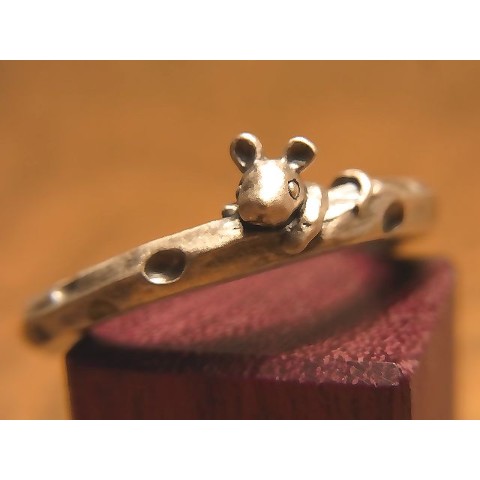 【林檎屋】ねずみ・リング