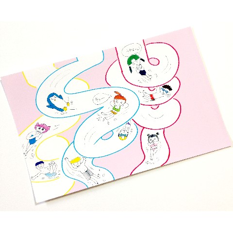 【りかちゃん】ウォータースライダーポストカード