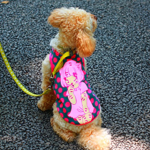 【unsung hero】萌えっ仔犬服　KISS ME（Lサイズ）