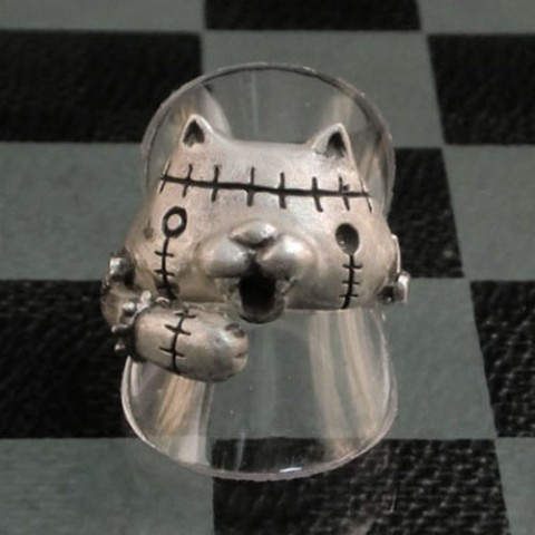 【1.69[one.rock]】【2.69[ニャン ロック]】【リング】Fnyanken（13号）