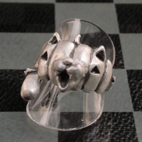 【1.69[one.rock]】【2.69[ニャン ロック]】【リング】Jack-o’-Nyantern（15号）